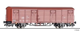 Tillig 17180 - TT - Gedeckter Güterwagen Gbs 1500, DR, Ep. IV